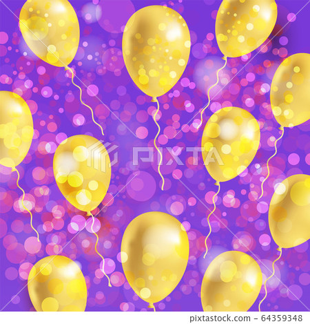 Beautiful balloon background. Vector. 64359348