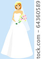 Wedding dress bride 64360589