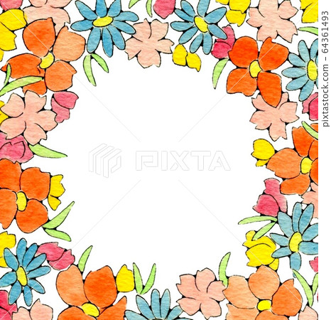 Flower frame ② 64361493
