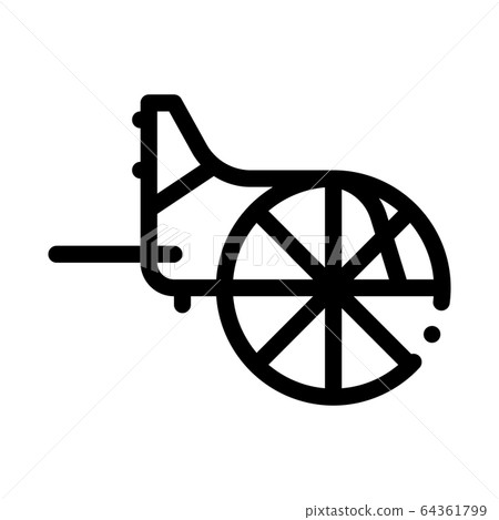 wooden greek wheel icon vector outline illustration wooden greek wheel icon vector outline illustration 64361799