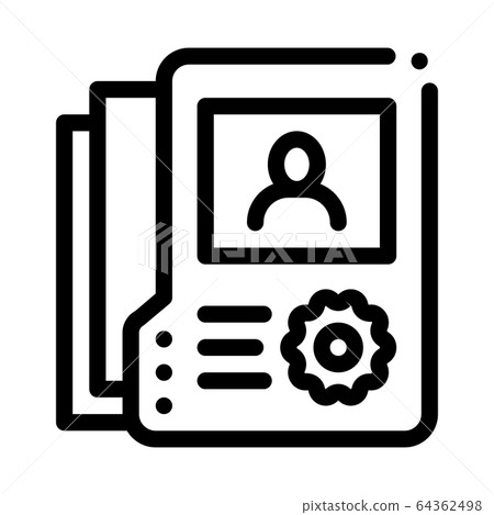 information about person icon vector outline illustration information about person icon vector outline illustration 64362498