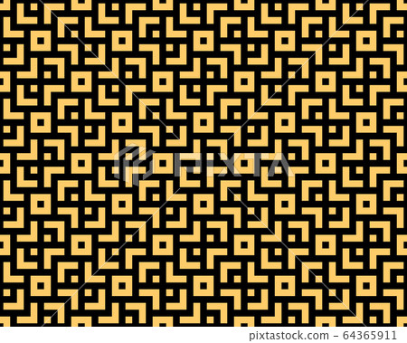 Abstract geometric pattern. A seamless vector Abstract geometric pattern. A seamless vector 64365911