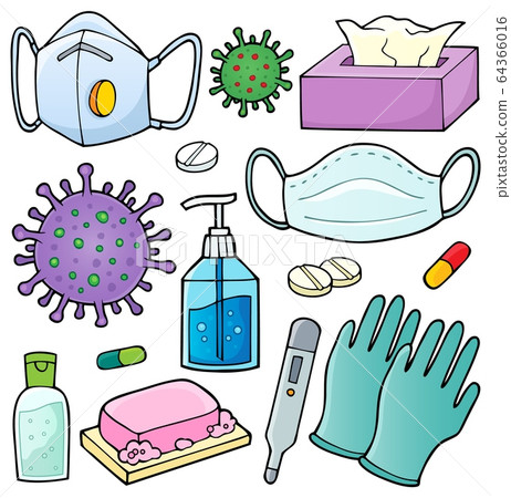 Virus prevention theme set 1 64366016