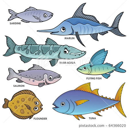 Various fishes theme set 1 Various fishes theme set 1 64366020