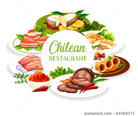 Chilean cuisine restaurant menu cover 64368371