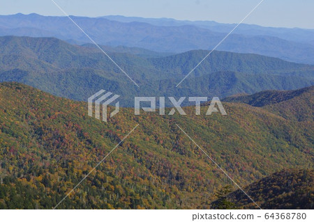 Autumn colors in Great Smoky Mountain National Park, Tennessee, USA Autumn colors in Great Smoky Mountain National Park, Tennessee, USA 64368780
