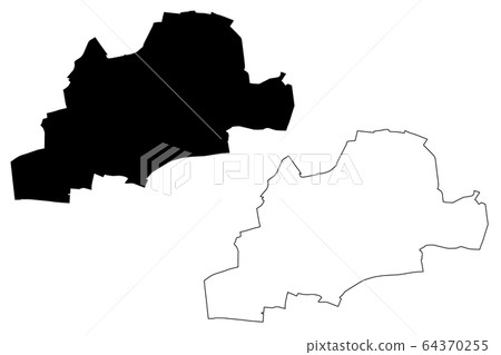 Montreuil City (French Republic, France) map Montreuil City (French Republic, France) map 64370255