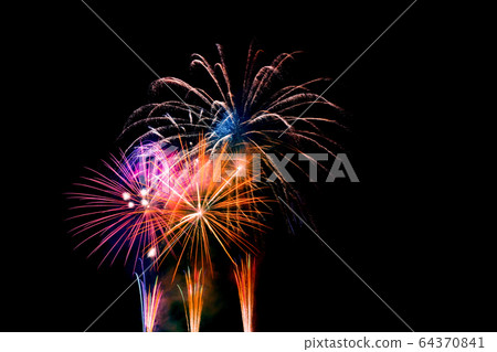 Fireworks display at Ohito, Izunokuni-shi, Shizuoka 64370841