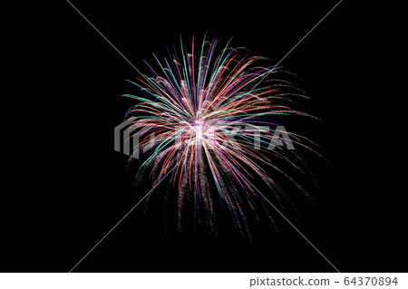 Fireworks display at Ohito, Izunokuni-shi, Shizuoka 64370894