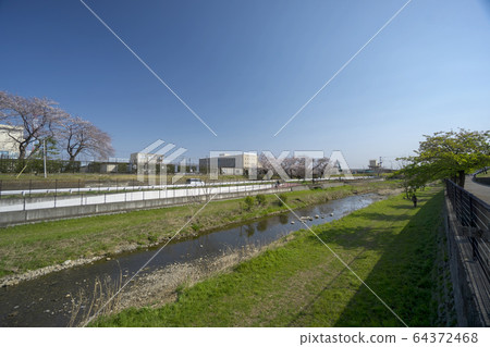 Sorabori River near Higashimurayama Water Purification Plant Sorabori River near Higashimurayama Water Purification Plant 64372468
