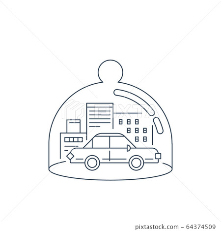 Trunsport coverage policy icon Trunsport coverage policy icon 64374509