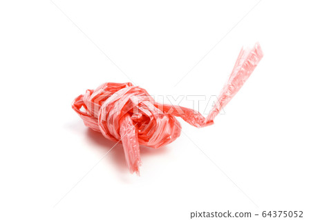 Red plastic rope 64375052