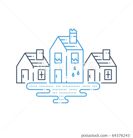 Housekeeping, pipe leaking, plumbing repair Housekeeping, pipe leaking, plumbing repair 64376243