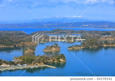 [宮城縣]松島灣天氣晴朗（日本三景） 64376542