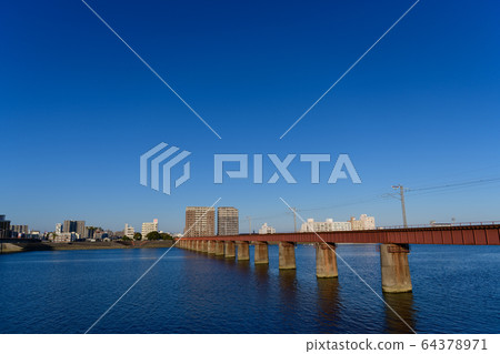 JR九州日航本線大淀川橋 64378971