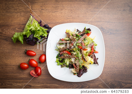 esh salad with grilled beef esh salad with grilled beef 64379283