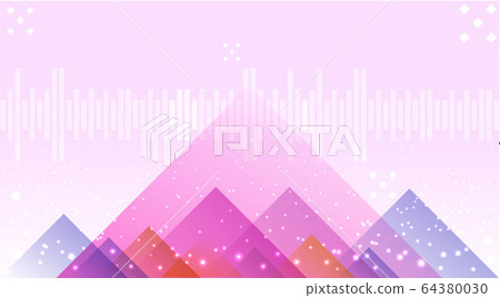 Abstract geometric background, trendy decoration Abstract geometric background, trendy decoration 64380030