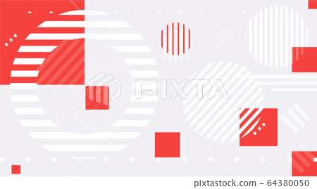 Abstract geometric background, trendy decoration 64380050