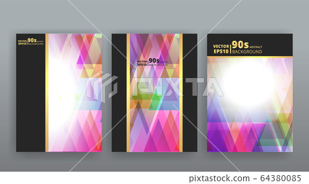 Chaos abstract geometric covers design. Cool 64380085