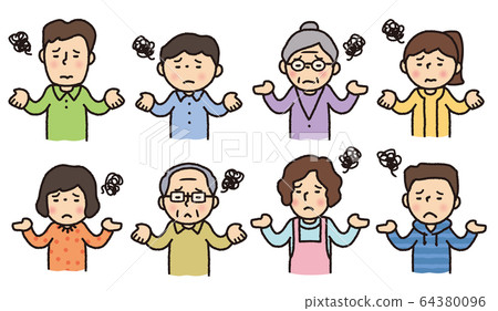 Family_facial expression - Stock Illustration [64380096] - PIXTA