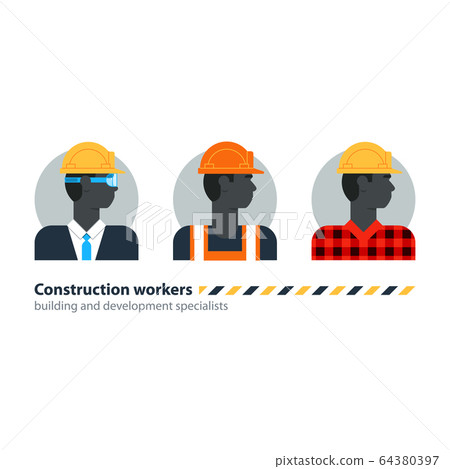 Construction worker, labor force, occupation job 64380397