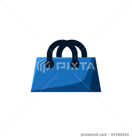shopping bag icon, online shop logo isolated on shopping bag icon, online shop logo isolated on 64380820