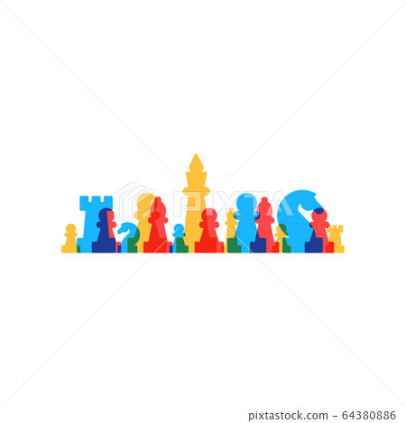 Strategy game, chess background Strategy game, chess background 64380886