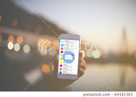 Smartphone email notification 64381365