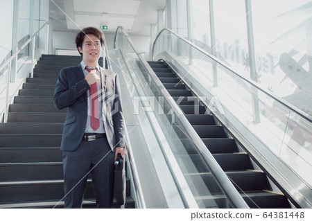 Happy business man portrait at the office. 64381448