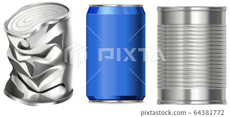 Aluminium can with no label on it Aluminium can with no label on it 64381772