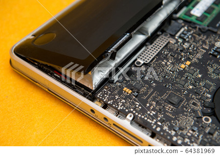Laptop computer Battery Expansion Repair Replacement Precision equipment Electronic equipment Lithium ion battery Rechargeable battery Danger Laptop computer Battery Expansion Repair Replacement Precision equipment Electronic equipment Lithium ion battery Rechargeable battery Danger 64381969