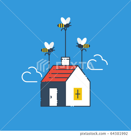 Cooperation concept, team building 64381992