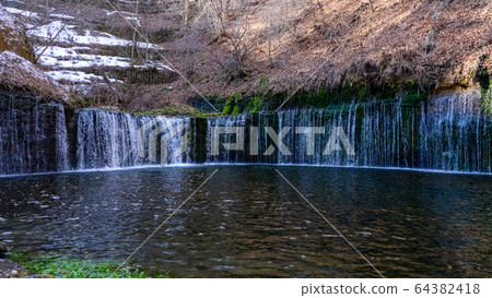 Nagano Prefecture Shiraito Falls 64382418