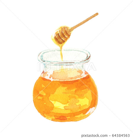 親愛的水彩插圖 64384563