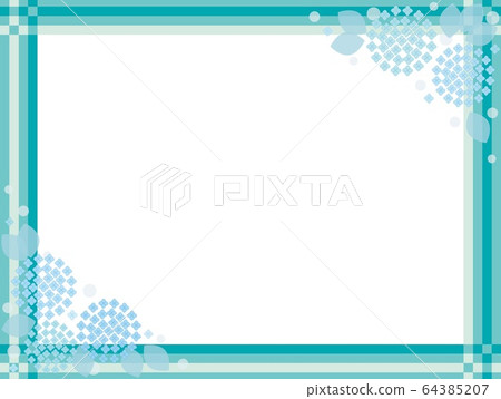 Hydrangea Frame - Stock Illustration [64385207] - PIXTA