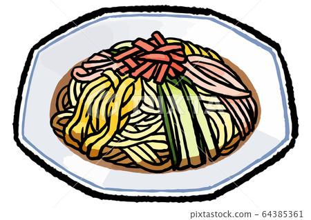 chilled Chinese noodles chilled Chinese noodles 64385361