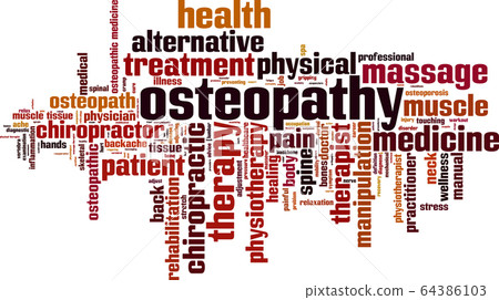 Osteopathy word cloud - Stock Illustration [64386103] - PIXTA