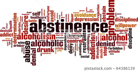 Abstinence word cloud Abstinence word cloud 64386139