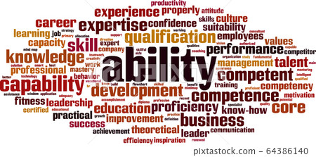 Ability word cloud 64386140
