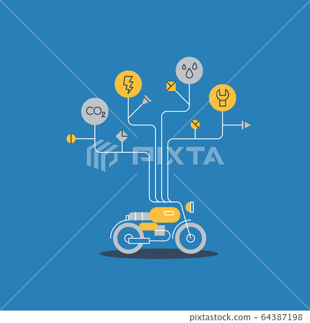 Check up icons, diagnostics concept 64387198