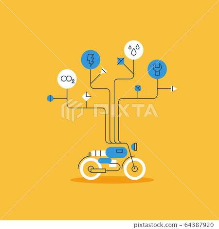 Check up icons, diagnostics concept 64387920