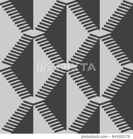 Seamless pattern with stairs making an optical Seamless pattern with stairs making an optical 64388279