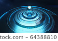 Modern 3D projection of ball 64388810