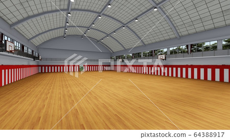 Gymnasium entrance ceremony canceled School no chair Coronavirus Illustration 43 64388917