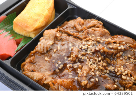 Japanese barbeque lunch box Japanese barbeque lunch box 64389501
