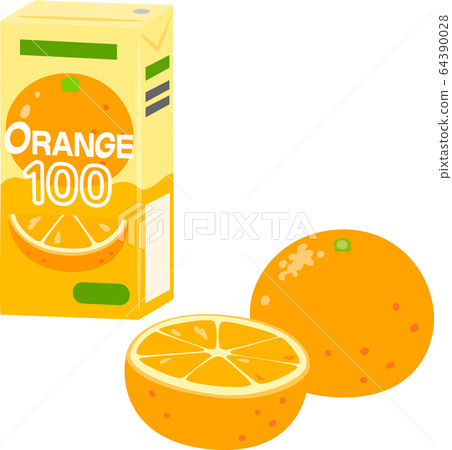 Orange juice in a paper pack 64390028