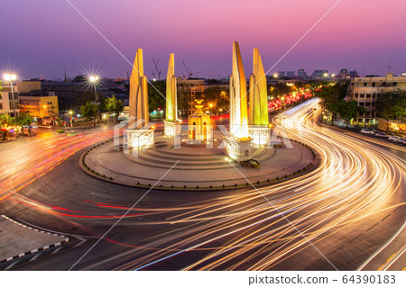 Moment of Democracy monument at Dusk 64390183