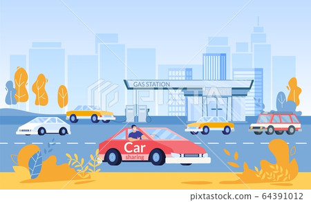Vehicle Refueling and Maintenance on Quarantine 64391012