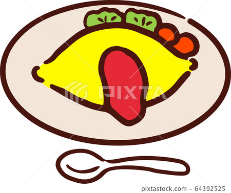 煎蛋飯 煎蛋飯 64392525