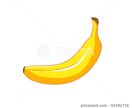 Fresh banana. Cartoon vector icon isolated on Fresh banana. Cartoon vector icon isolated on 64392716
